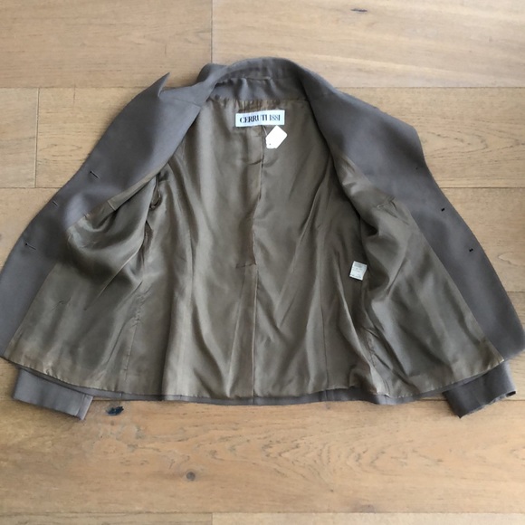 Cerutti 1881 taupe single breasted blazer - Picture 9 of 11